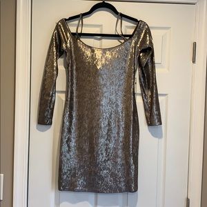 Express sequin dress